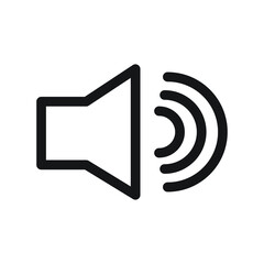 icon button sound symbol speaker