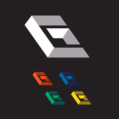 Letter G modern and simple initial logo