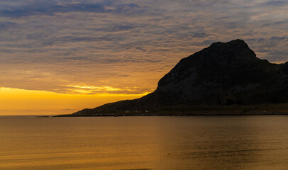 Runde Island on the west coast of Norway, famous for its huge bird colonies.