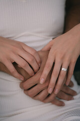 couple sitting on the beach