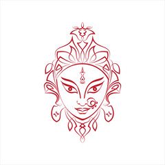 Durga Goddess Of Power, Divine Mother Of The Universe Design