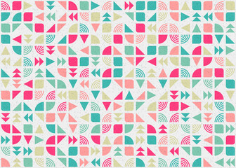 Obraz premium Abstract Geometric Pattern generative computational art illustration