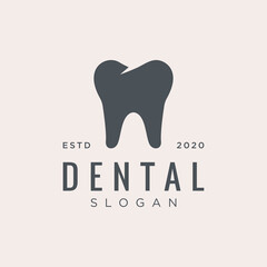 Dental care logo design vector
