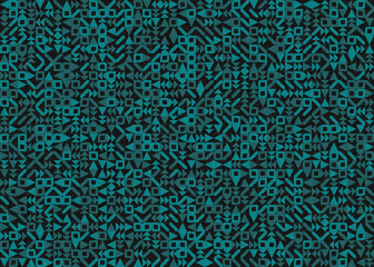 Abstract Geometric Pattern generative computational art illustration