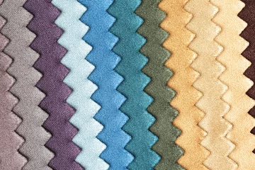 Türaufkleber fabric color samples texture background © Piman Khrutmuang