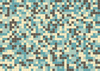 Fototapeta premium Abstract Geometric Pattern generative computational art illustration