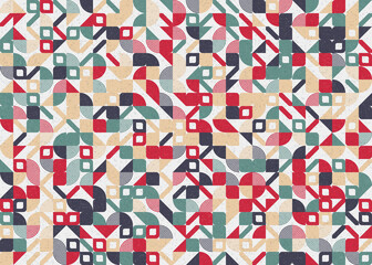Abstract Geometric Pattern generative computational art illustration