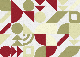 Abstract Geometric Pattern generative computational art illustration