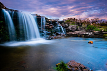 Waterfalls from the Curracurrong Creek in Royal National Park