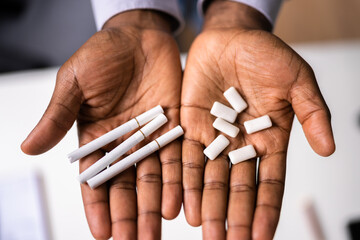 Addictive Smokeless Nicotine Chew Gum