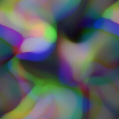 Blurred solarized ombre blotched blob seamless texture. Trendy soft multicolor digital blur shape style. Modern trendy futuristic fashion print. © Limolida Studio