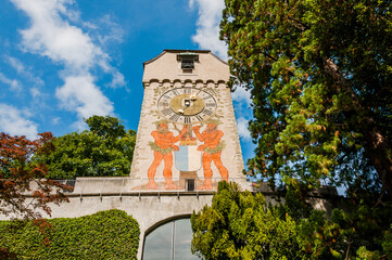 Luzern, Zytturm, Zeitturm, Museggtürme, Museggmauer, Stadtbefestigung, Türme, Wehrgang, Altstadt,...