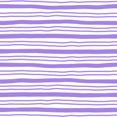 White seamless pattern with purple hand-drawn lines.