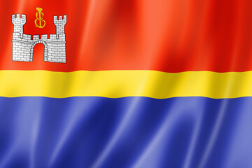 Obraz premium Kaliningrad state - Oblast - flag, Russia