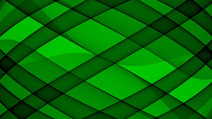 Abstrakter Hintergrund 4k grün hell dunkel schwarz Waben Wellen Linien Wellness pattern