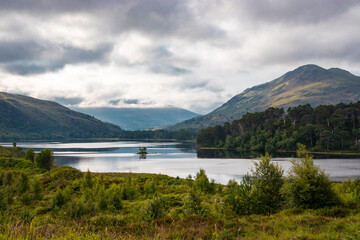 Fototapeta na wymiar The Views Of Loch Clair
