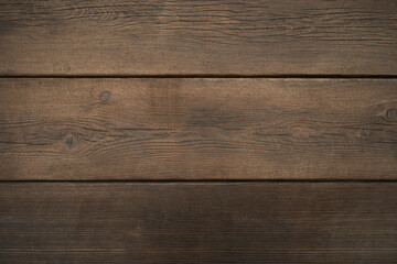 Obraz na płótnie Canvas Old brown wooden background. Timber texture