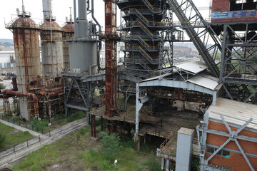 Industrial landscape close to Bilbao