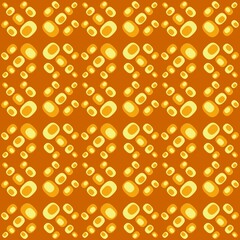 Rounded abstract seamless pattern - accent for any surfaces.