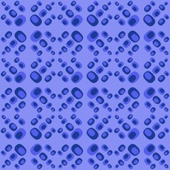Rounded abstract seamless pattern - accent for any surfaces.