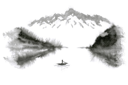 山水画 Images – Browse 1,472 Stock Photos, Vectors, and