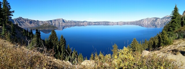 Fototapeta na wymiar Crater Lake National Park Oregon USA