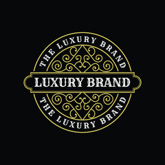 Vintage ornamental vector with floral ornament Suitable for whiskey, liquor, beer, brewery, wine, barber shop, coffee shop, tattoo studio, salon, boutique, hotel, shop signage engraving illustration