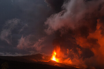 Fototapeta na wymiar Volcán La Palma