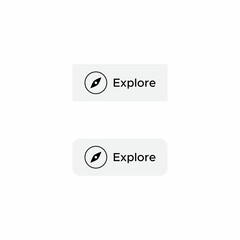 Explore Trending Button Icon of Streaming Video Channel