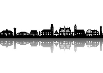 Naklejka premium Neumünster Spiegelung