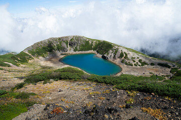 lake and mountains