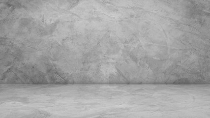 concrete wall and concrete floor