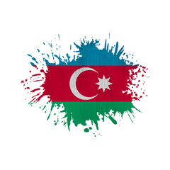 World countries. Sublimation background. Abstract shape. Azerbaijan