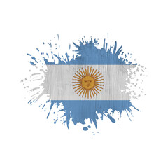 World countries. Sublimation background. Abstract shape. Argentina