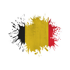 World countries. Sublimation background. Abstract shape. Belgium