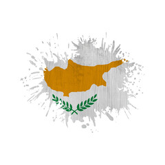 World countries. Sublimation background. Abstract shape. Cyprus