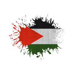 World countries. Sublimation background. Abstract shape. Palestinian National Authority