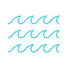 Fototapeta na wymiar water waves icon