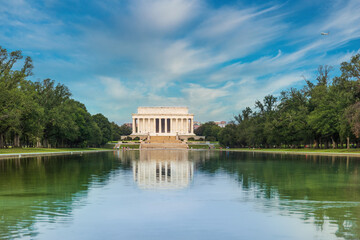 Abraham Lincoln Memorial in Washington DC, USA