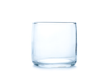 empty Rock glass or Old Fashioned glass isolated