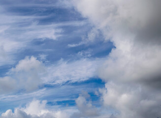 Fototapeta na wymiar clouds,upcoming weather changes