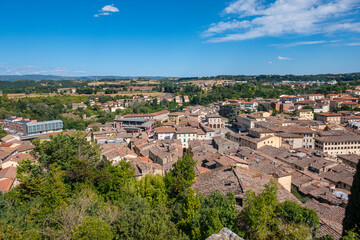 Fototapeta na wymiar Little town of Colle Val d'Elsa, Tuscany, along via Francigena