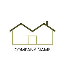 House logo mascot template