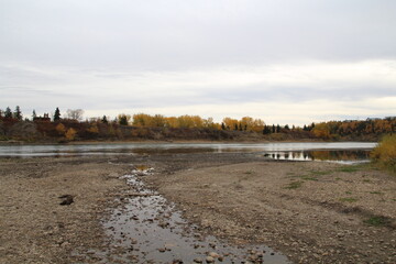 Flowing Into The River, Gold Bar Park, Edmonton, Alberta