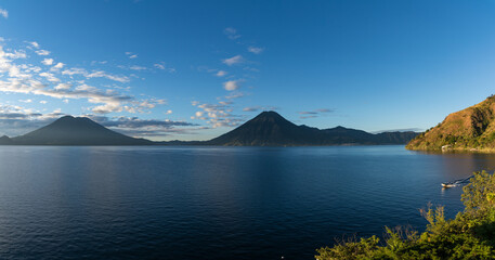 Atitlan lake in Guatemala. 