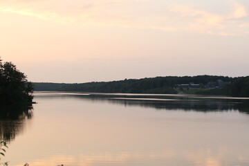 Obraz na płótnie Canvas Lake at Sunset