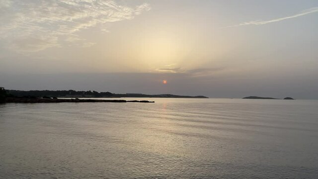 Sunrise over Ibiza