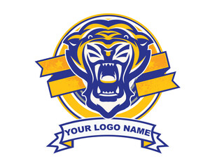 Tiger Mascot Graphic