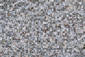 Abstract mosaic pattern background of random squares with crazy lace agate design