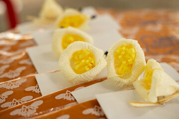 Thailand style sandalwood flower